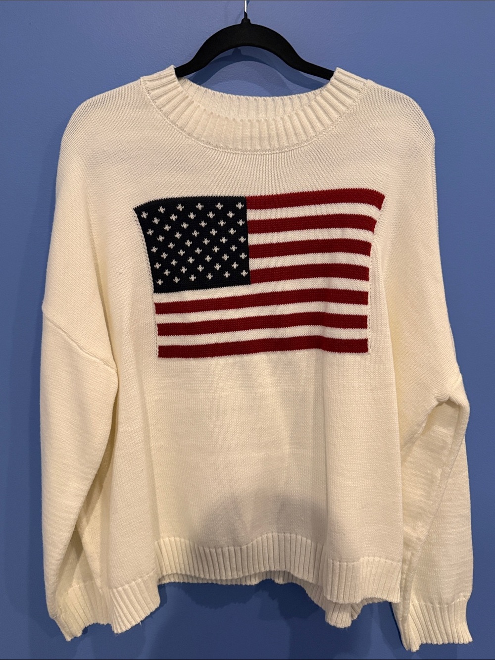 American Flag Sweater